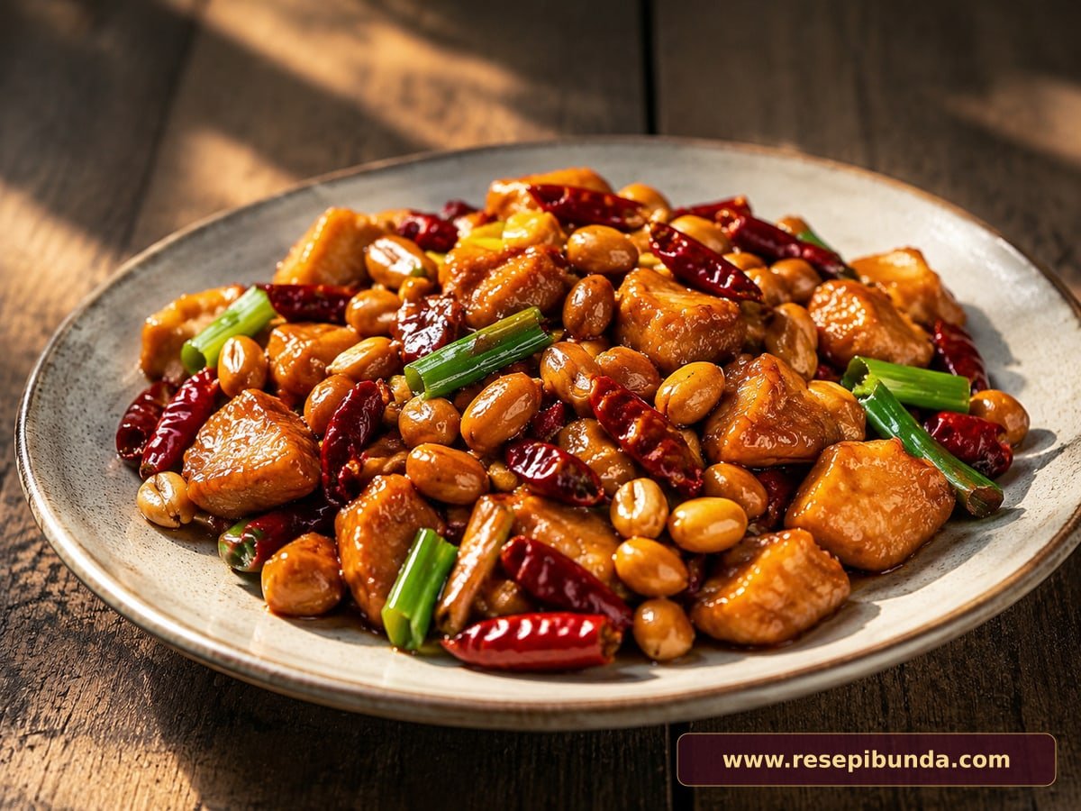 Hidangan Ayam Kung Pao