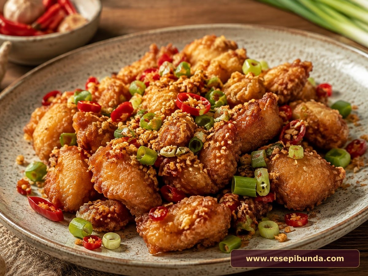 Hidangan Ayam Cabe Garam