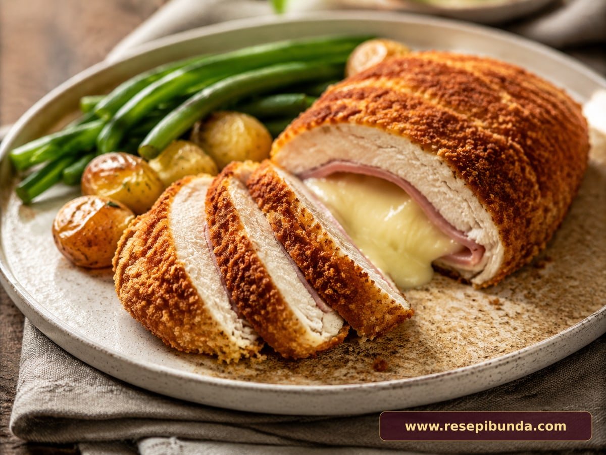 Hidangan Chicken Cordon Bleu
