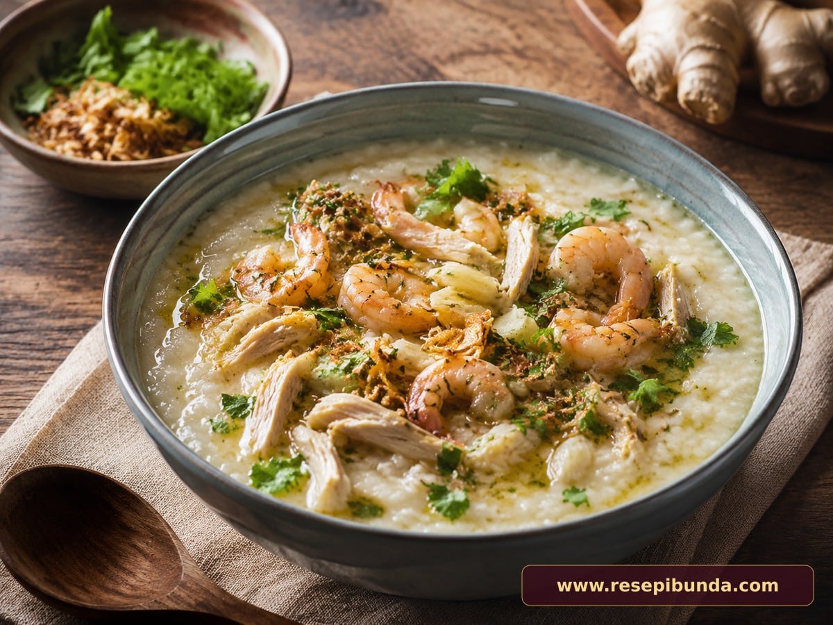 Hidangan Bubur Kanji Rumbi