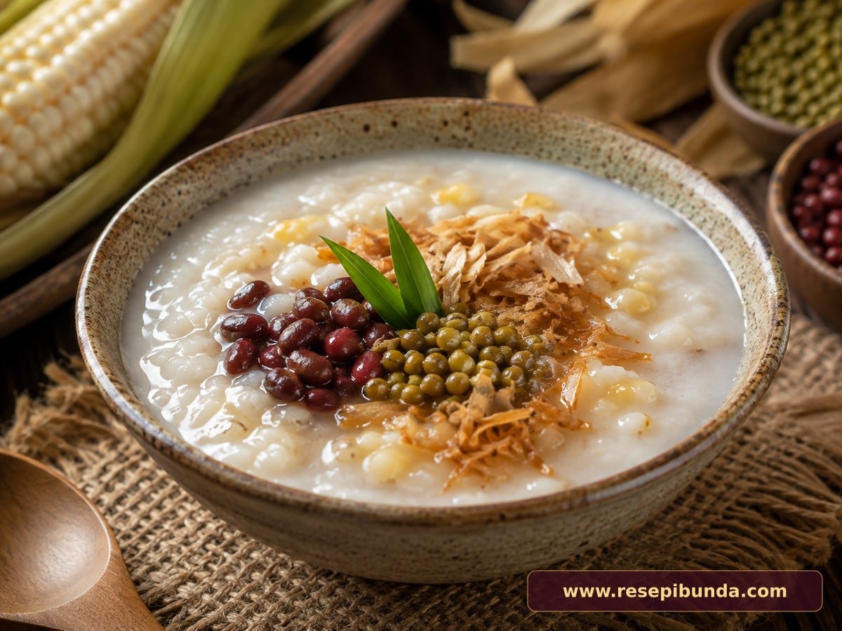 Hidangan Bubur Bassang Makassar
