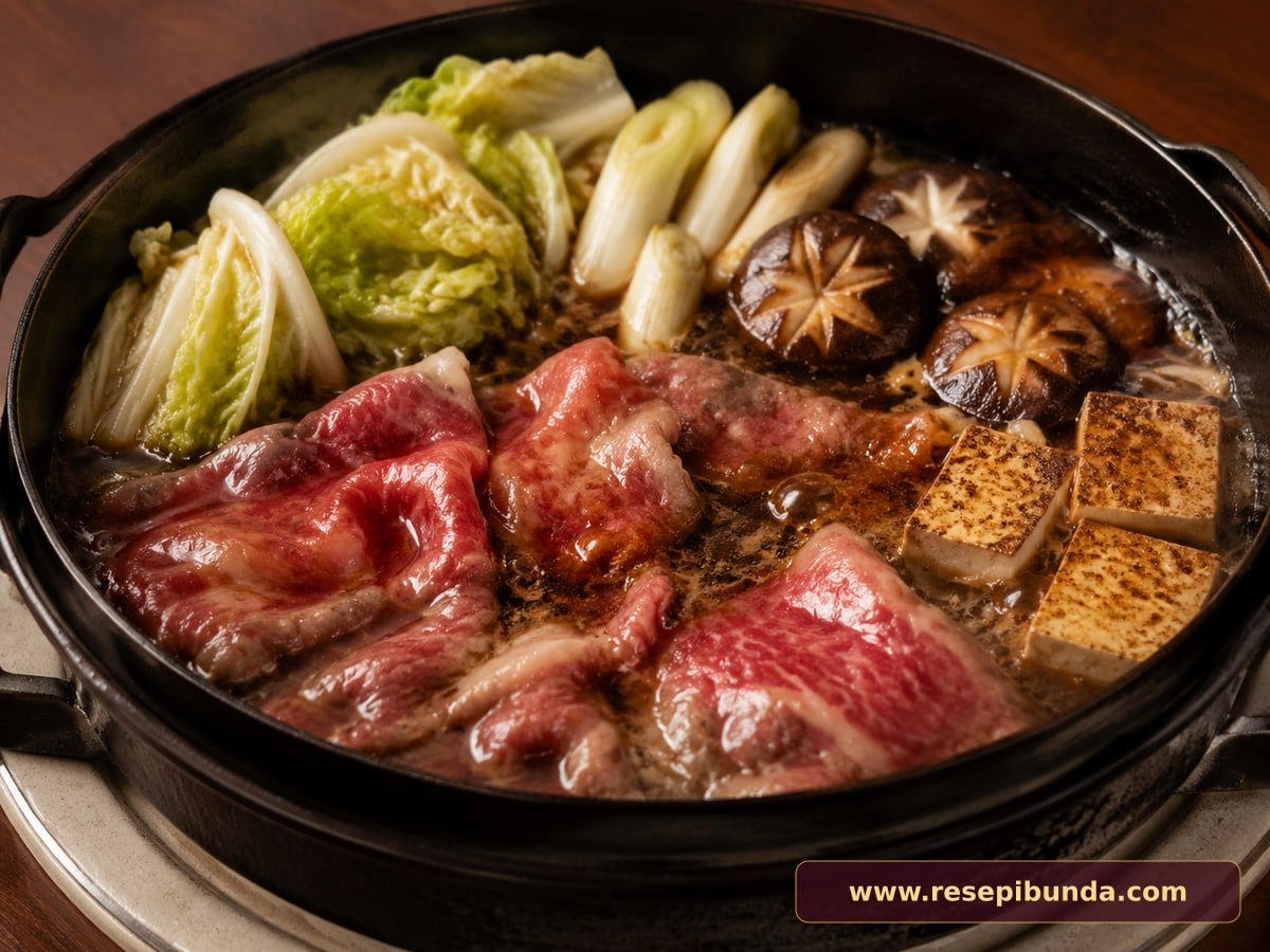 Hidangan Sapi Sukiyaki