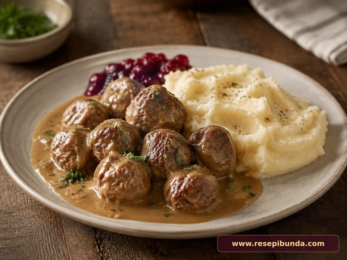 Hidangan Swedish Meatballs