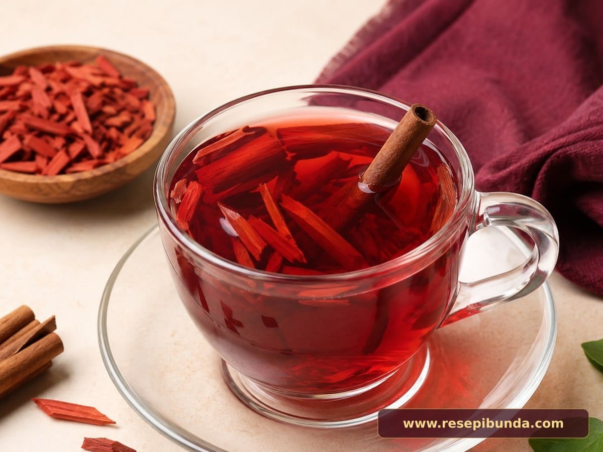 Hidangan Wedang Secang Kayu Manis