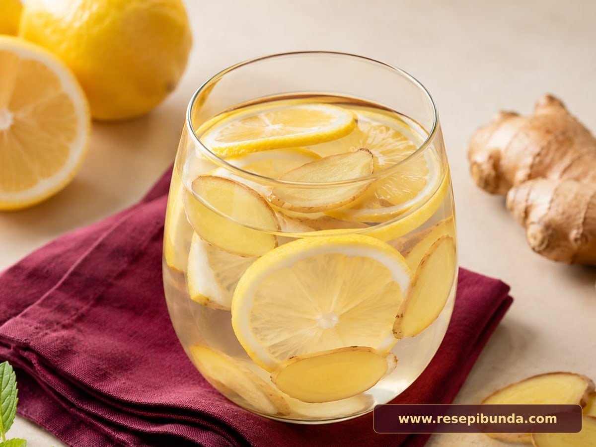 Hidangan Infus Lemon Jahe