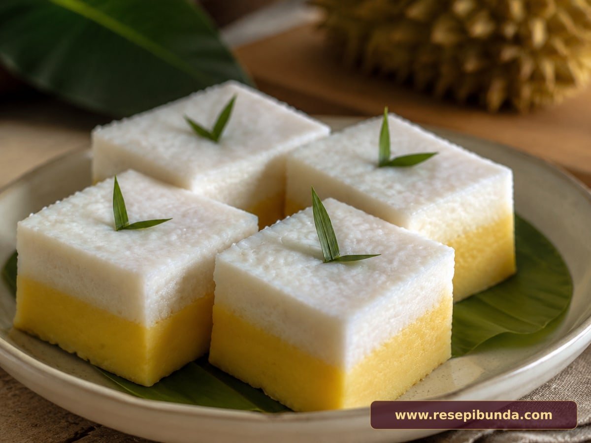 Hidangan Kue Talam Durian