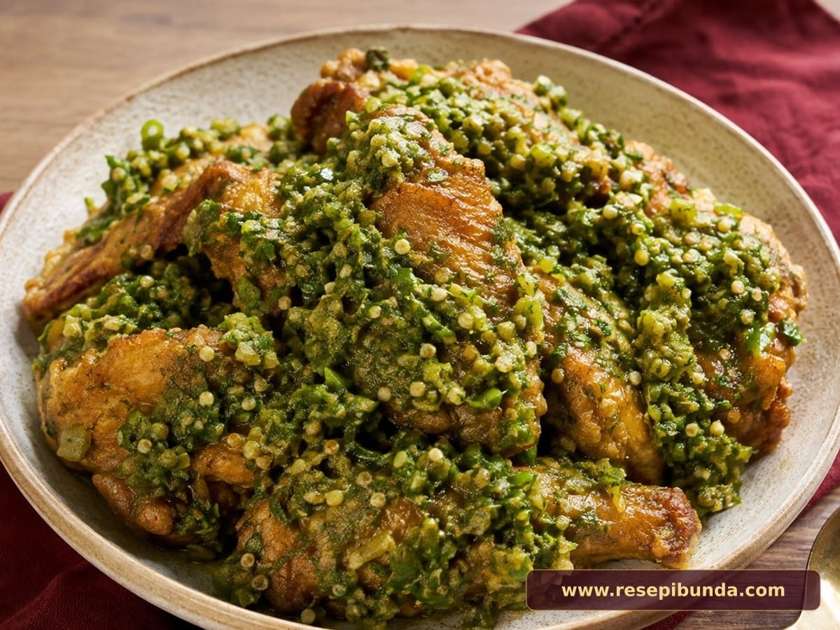 Hidangan Ayam Cabai Hijau