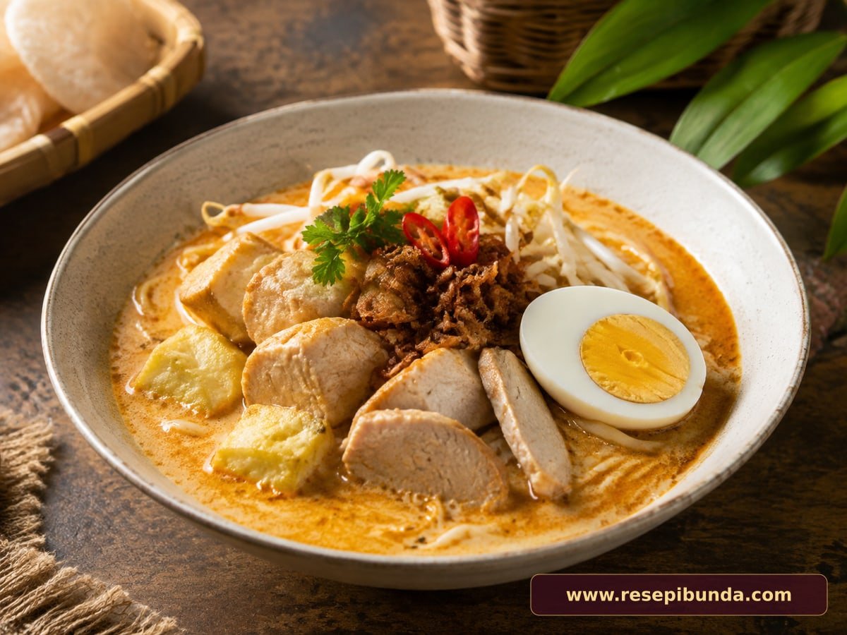 Hidangan Laksa Betawi
