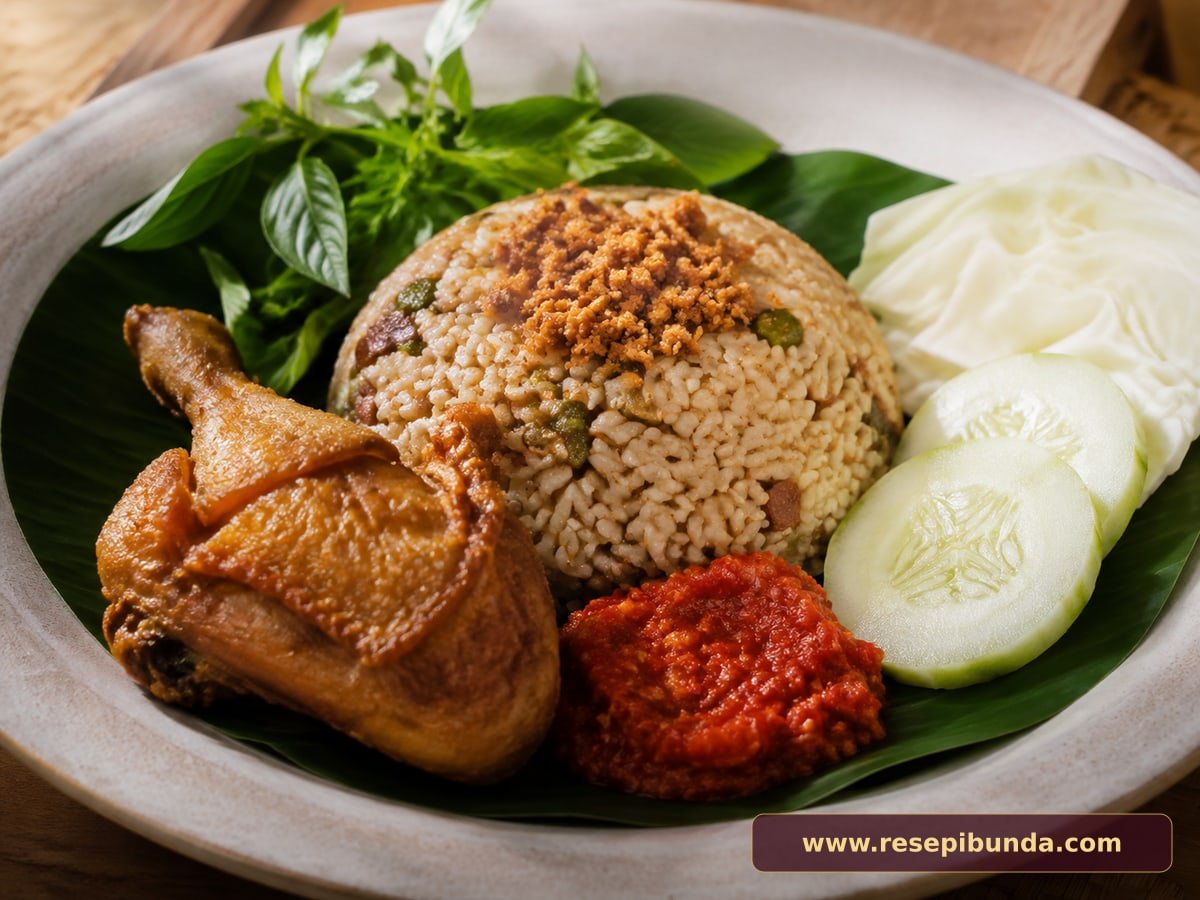 Hidangan Nasi Tutug Oncom
