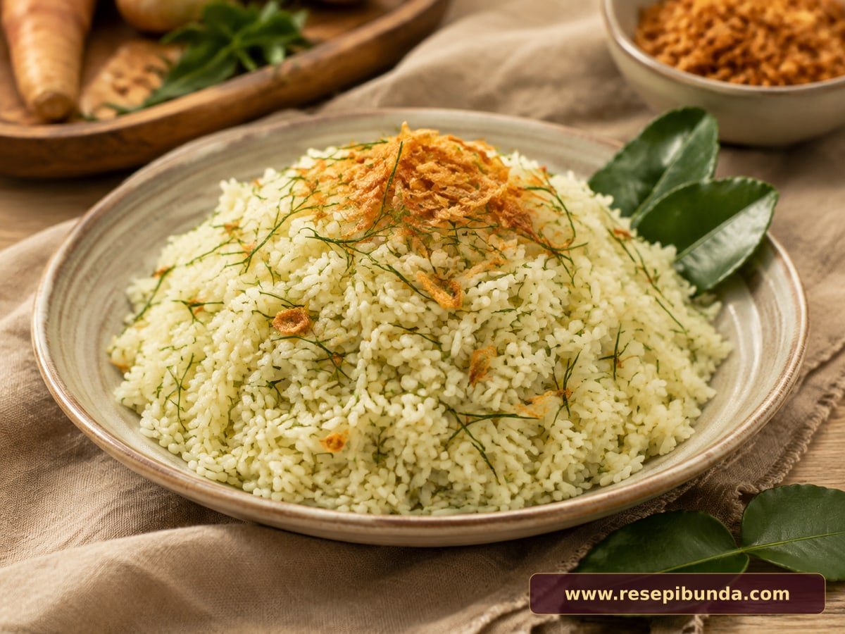 Hidangan Nasi Daun Jeruk