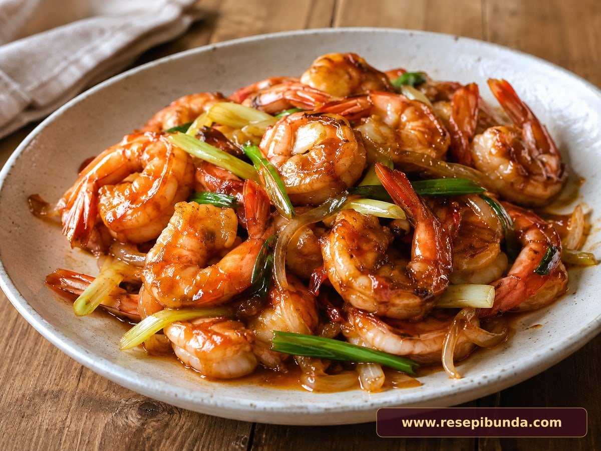 Hidangan Udang Goreng Mentega